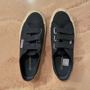 Superga Navy Velcro Sneakers